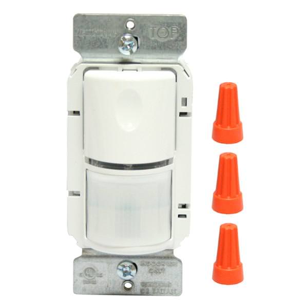 WS-250-W White Passive Infrared WattStopper Auto Wall Switch